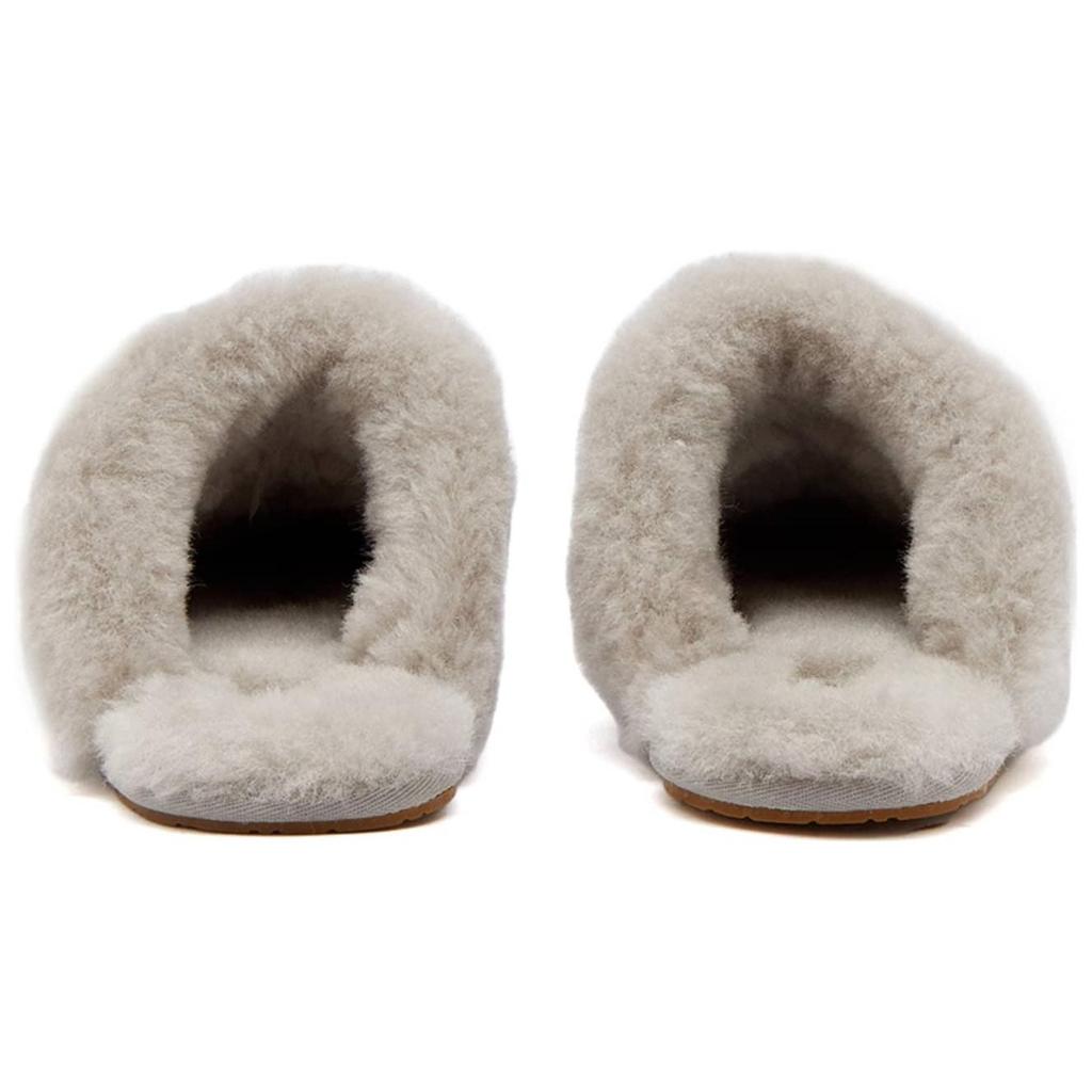 UGG Minimalist Leather Open-Toe Slippers Women slippers Gray 1106872-CPF