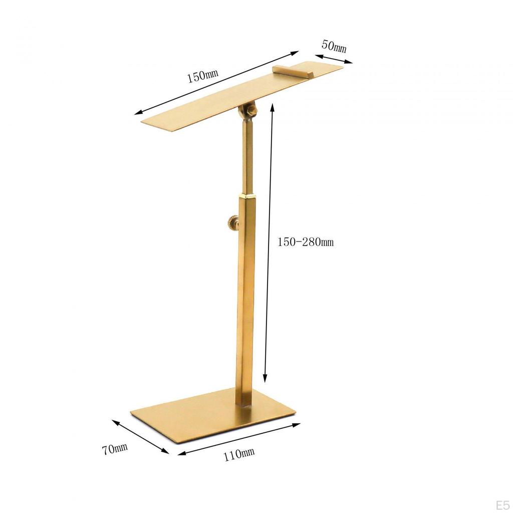 Leather Shoe Display Stand, Adjustable Sales Shelf, Window Stand for Sandals, High Heels,