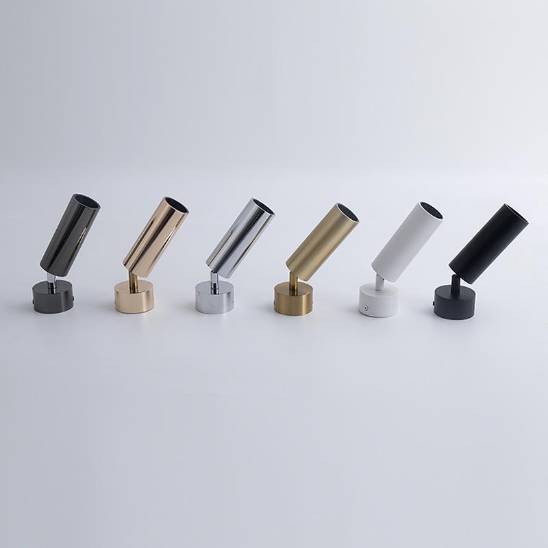 Surface Mounted Adjustable Mid-Century LED Wall Spotlight