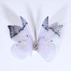 50pcs 4CM Organza Fabric Butterfly Appliques 3D Sewing Craft Decoration  Hair Clip Accessories