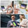 For Samsung Galaxy Tab A9+ Case Kickstand PC + Silicone Tablet Cover with Shoulder Strap