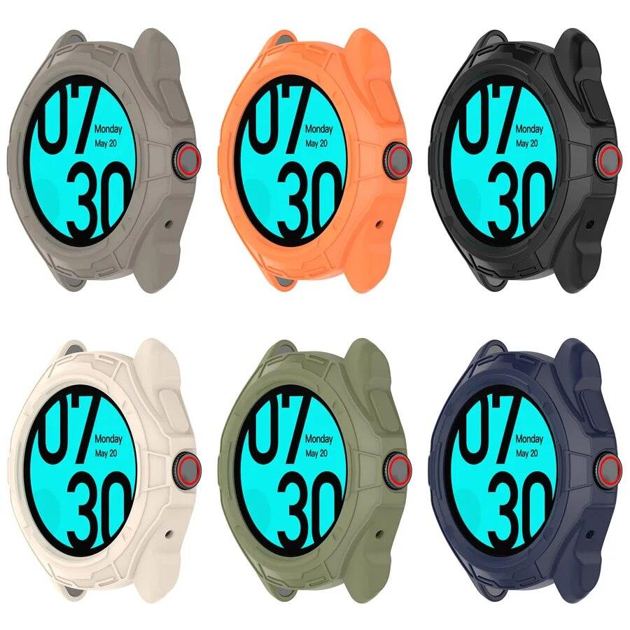 Soft TPU Case Cover For Ticwatch Pro 5 Protective Shell Frame Bumper For Ticwatch Pro 5 Smart Watch Protector Case Accessories