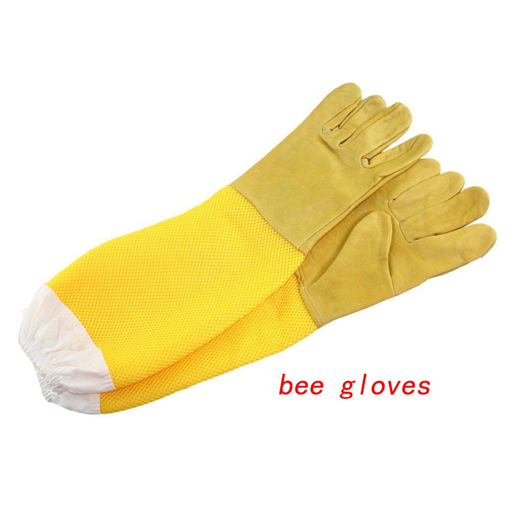 

Beekeeper 3D Breathable Cloth Protection Long Sleeve Coverall Gloves Suit Extra Beekeeping Bee Farm Tools Supplies L