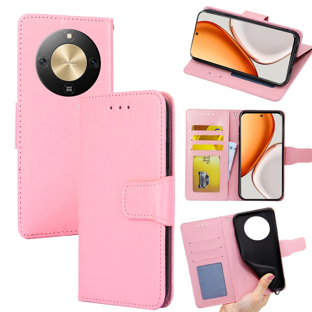 Etui portfel na Honor Magic8 Lite 5G/X9d 5G/X70 5G ze skóry PU + TPU Składany stojak Pokrowiec na telefon