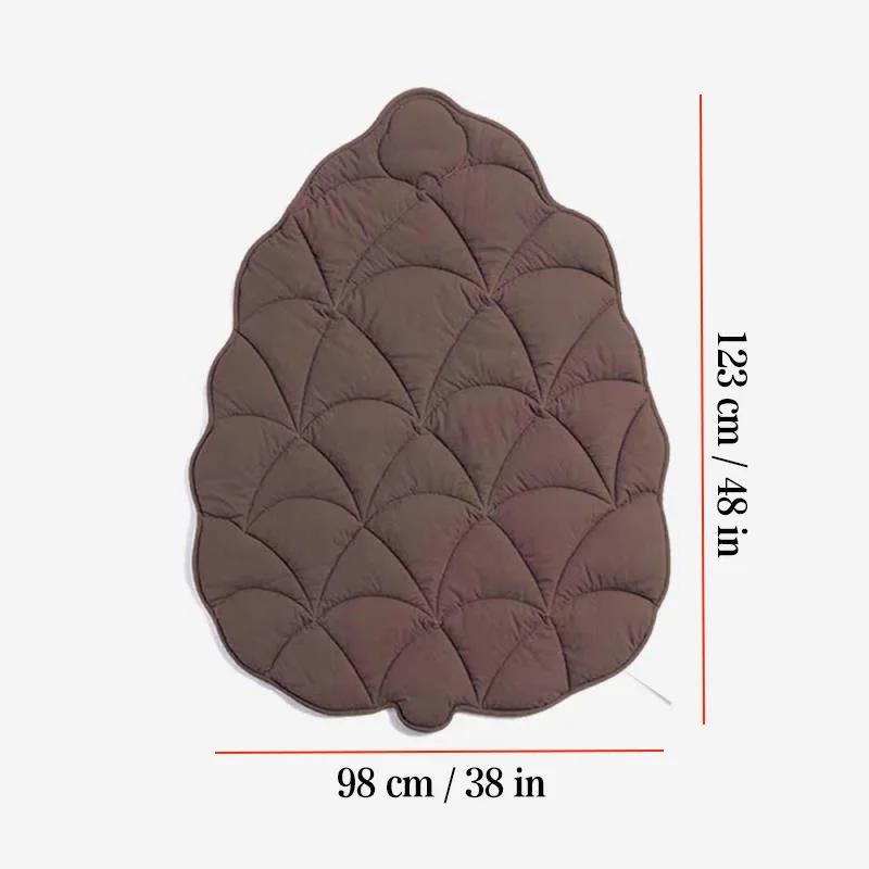 

Large Leaf Dog Bed Soft Thicken Pet Sleeping Mat Non-slip Oversize Pet Kennel Washable Cats Dogs Sofa Sleeping Mat Pet Supplies