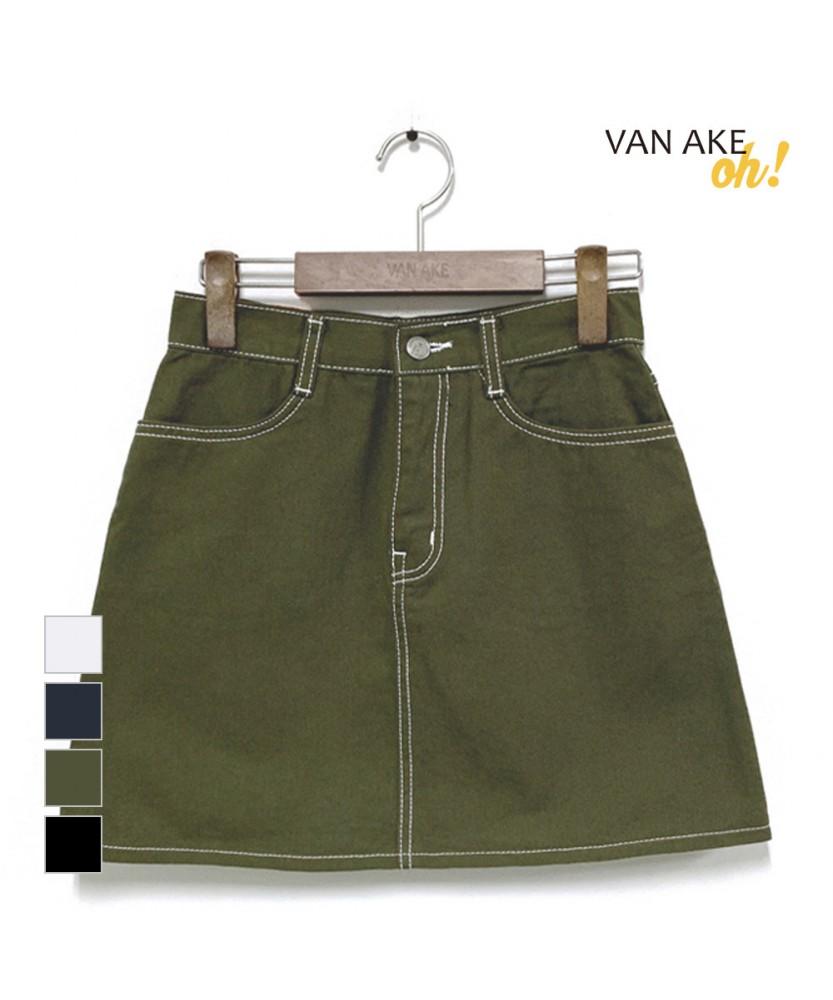 VANAKE Nodi Stitch Skirt_Ob16Skme04Z