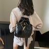 Korean version of Xiaoxiangfeng simple drawstring small women's backpack new travel sports backpack schoolbag women