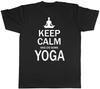 Keep Calm And Do Some Yoga Unisexs Unisexs Unisex Tee TShirt