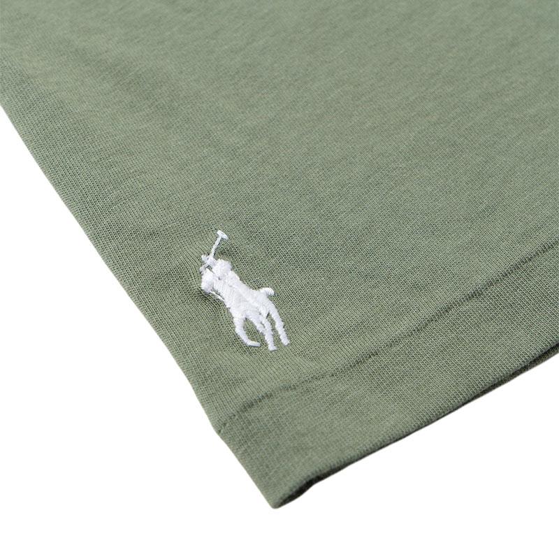 Polo Ralph Lauren Ss24 Letter Logo Embroidered Casual Crew Neck Short Sleeve T-Shirt Men T-Shirts Green 710936585-011