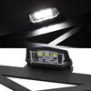 Retro American Cruiser Motorcycle Side License Plate Holder with Light Bracket