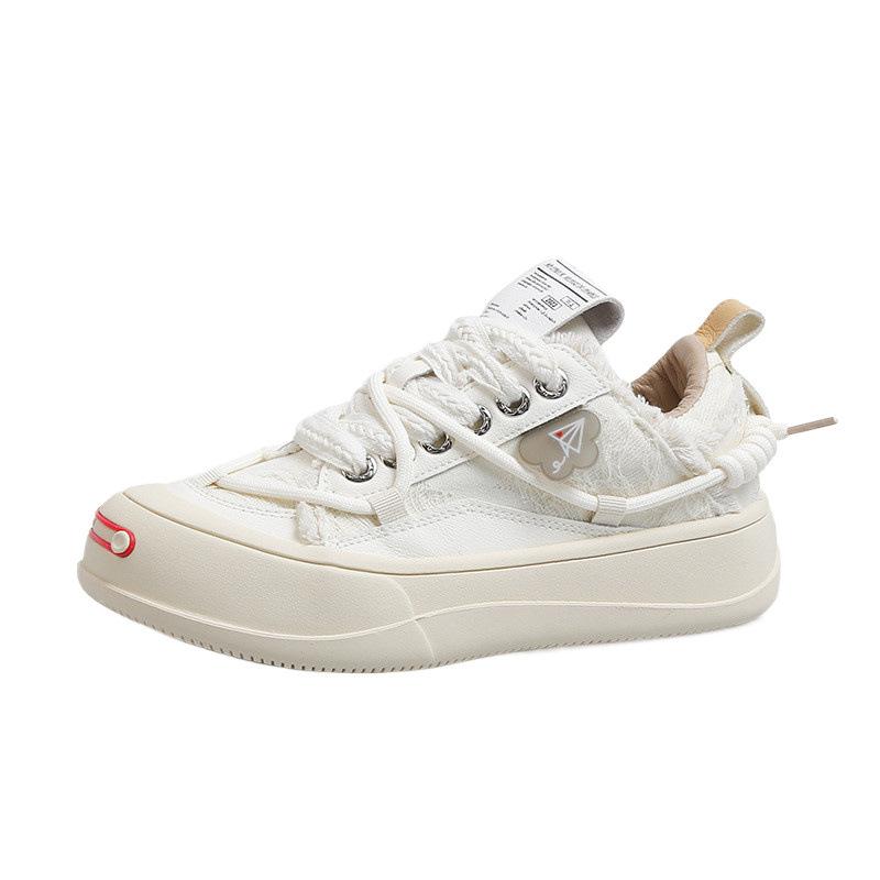 Little white shoes women's 2025 new spring and autumn sports shoes casual flats children ins trendy versatile student board shoes