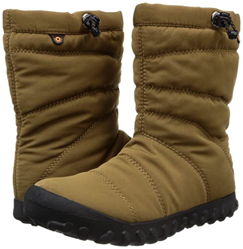 Bogs B-PUFFY MID Snow Boots, Brown, Size 24.0 Cm, 2E