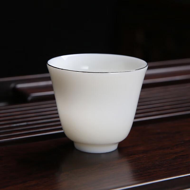 Chaxun Auspicious White Porcelain Teacup