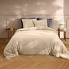 Housse Couette + 2 Taies 220 X 240 Cm Bouclette Sable