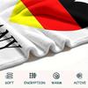 1PC Germany National Football Team Print Flannel Blanket, High Quality All Seasons, Home Decor, Warmth and Comfort, Perfect for Christmas Gifts