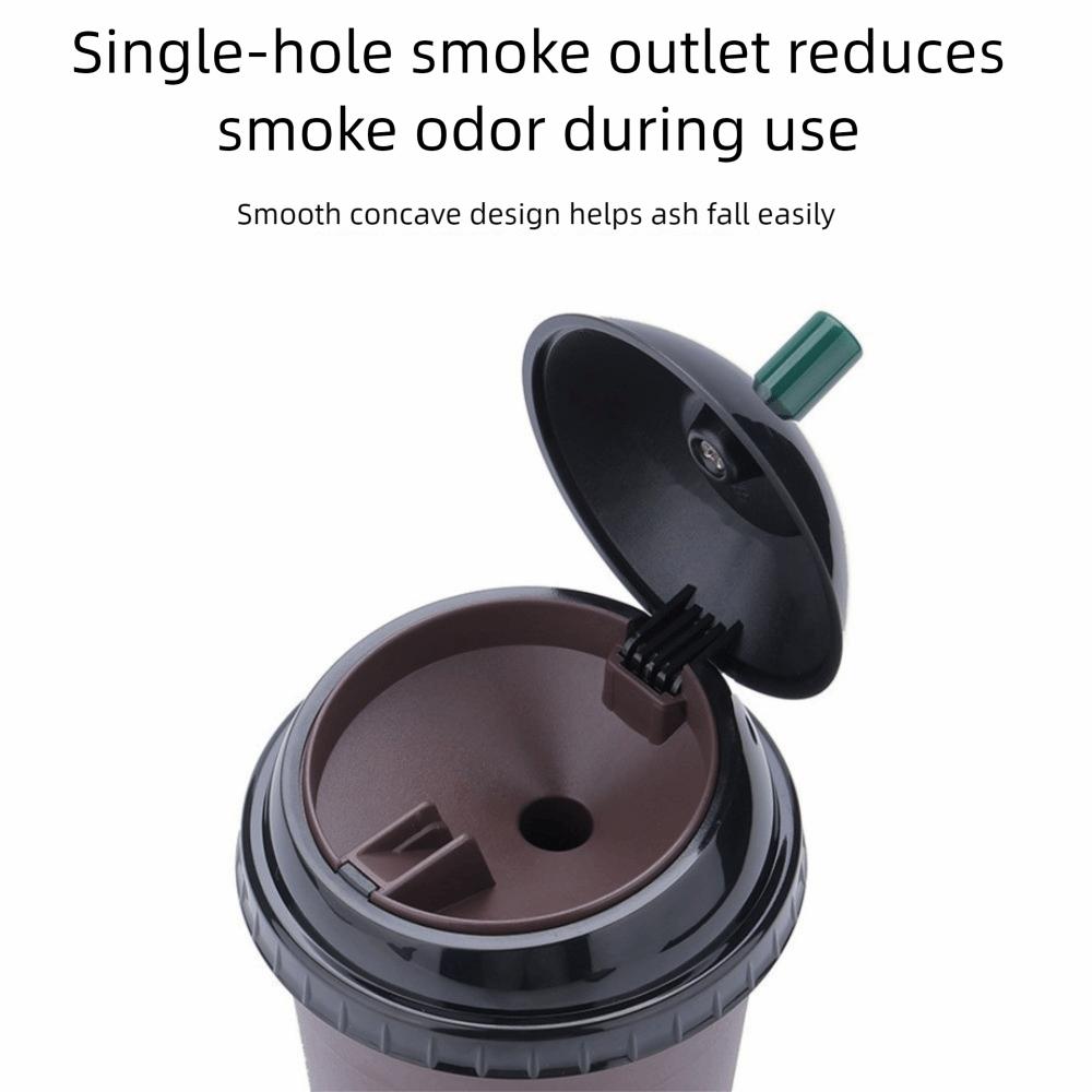 Separable Car Ashtray Garbage Storage Mini Trash Bin Portable Coffee Cup Ashtray  Household