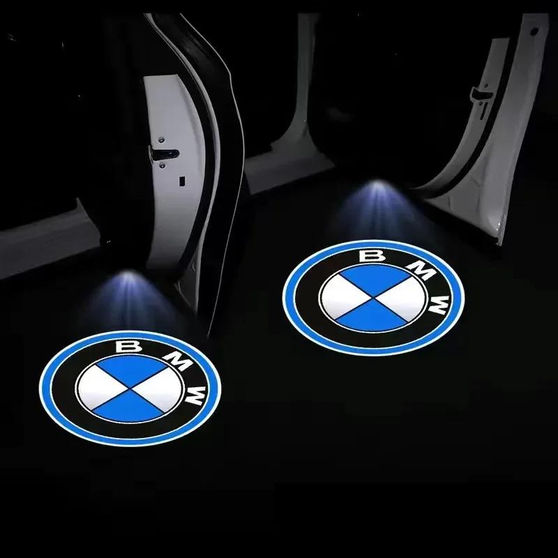 2 Stück Auto Tür LED Willkommenslicht kabellose Lichtinduktionslampe ist geeignet für BMW M1X1 X2 X3 X4 X5 X6 X7 Autolampen Zubehör.