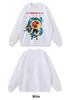 Vintage Washed Anime Street Style Long Sleeve Tee - Unisex