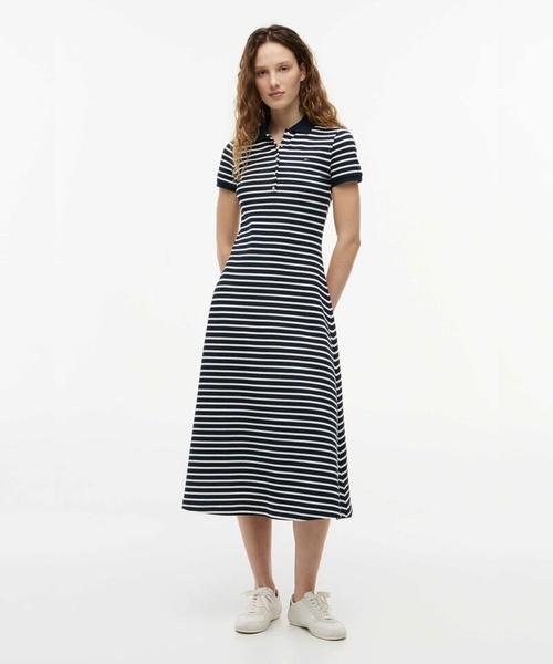 Tamijinseu Cotton Blend Maxi Polo Dress (T32G6Wop33Twt20A7)