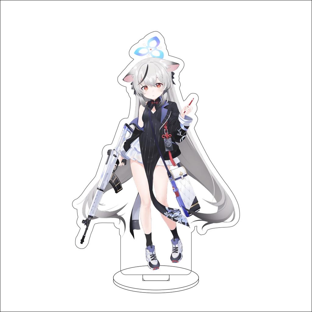 16CM Anime Blue Archive The Animation  Cosplay Acrylic Stand Ornaments Okusora Ayane Sorasaki Hina Figure Stand Halloween Gifts