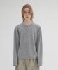 Known Pique Henley T-Shirts (Melange Gray)