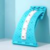 Lumbar Support Board Back Stretcher Waist Trainer with Acupressure Points 4-Level Adjustable Back Massager Lumbar Cracker Board Spine Decompressor