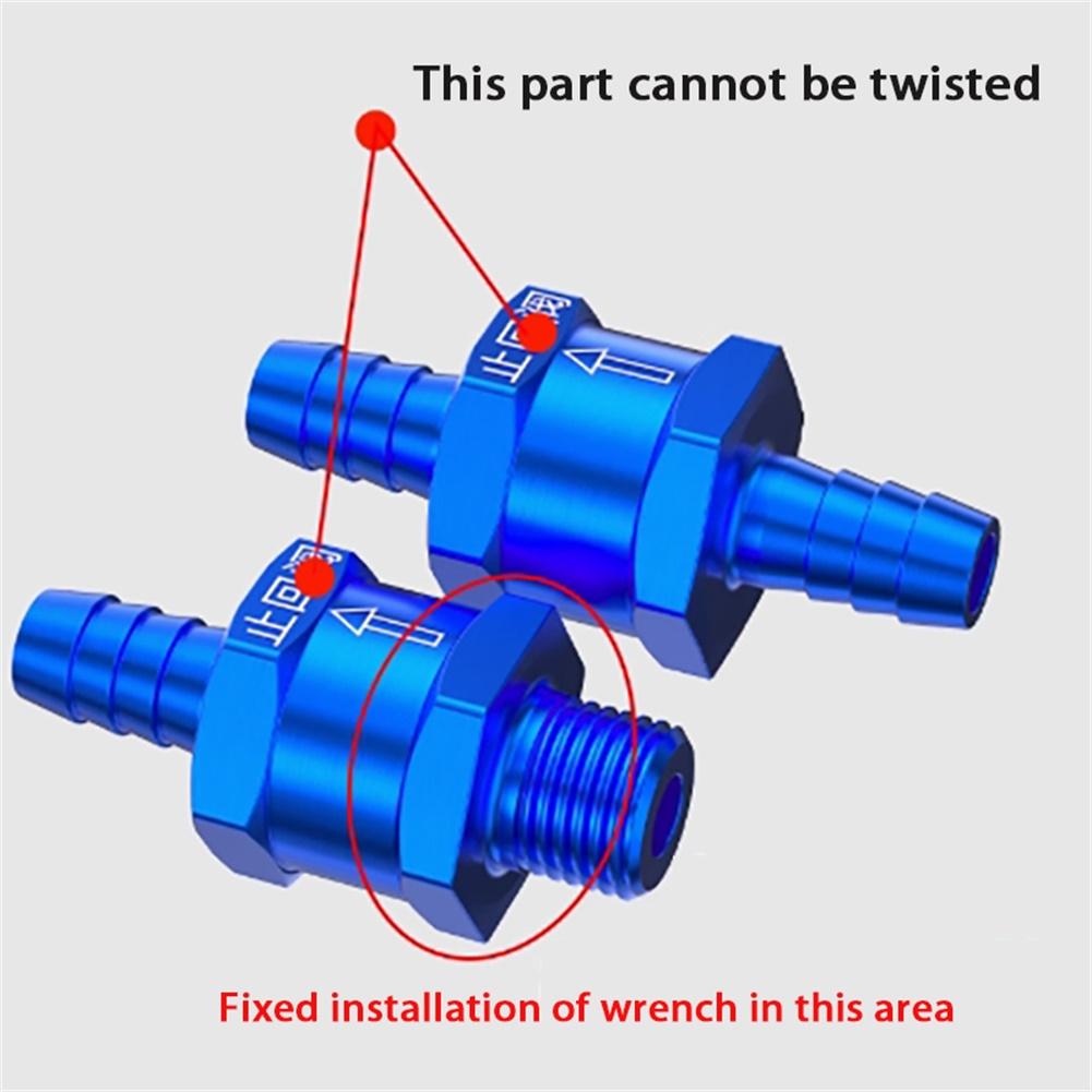 Aluminum Alloy Check Valve Air Pressure Brake Water Sprinkler Anti Backflow Valves Non Return Check Valve Repair Part