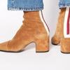 Winter Fashion High Heel Suede Long Tube Square Head Women's Boots Long Boots