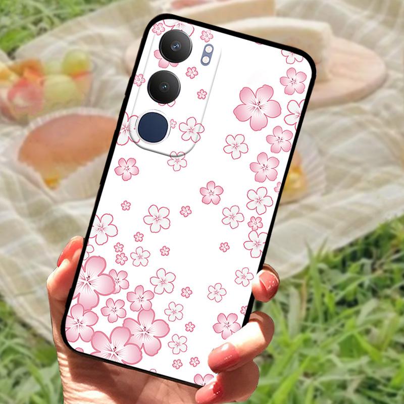 For Vivo Y19s Case V2419 New Fashion Color Painted Silicone Phone Cover For VIVO Y19S 4G Shockproof Protective Coque Bumper