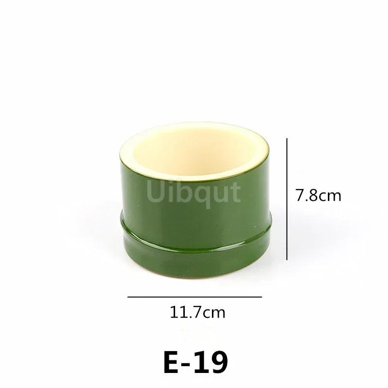 Imitation Bamboo Clear Wine Pot Bamboo Barrel Dry Ice Barrel Cuisine sushi boat bento Tattoo decorations Bamboo tube wine set