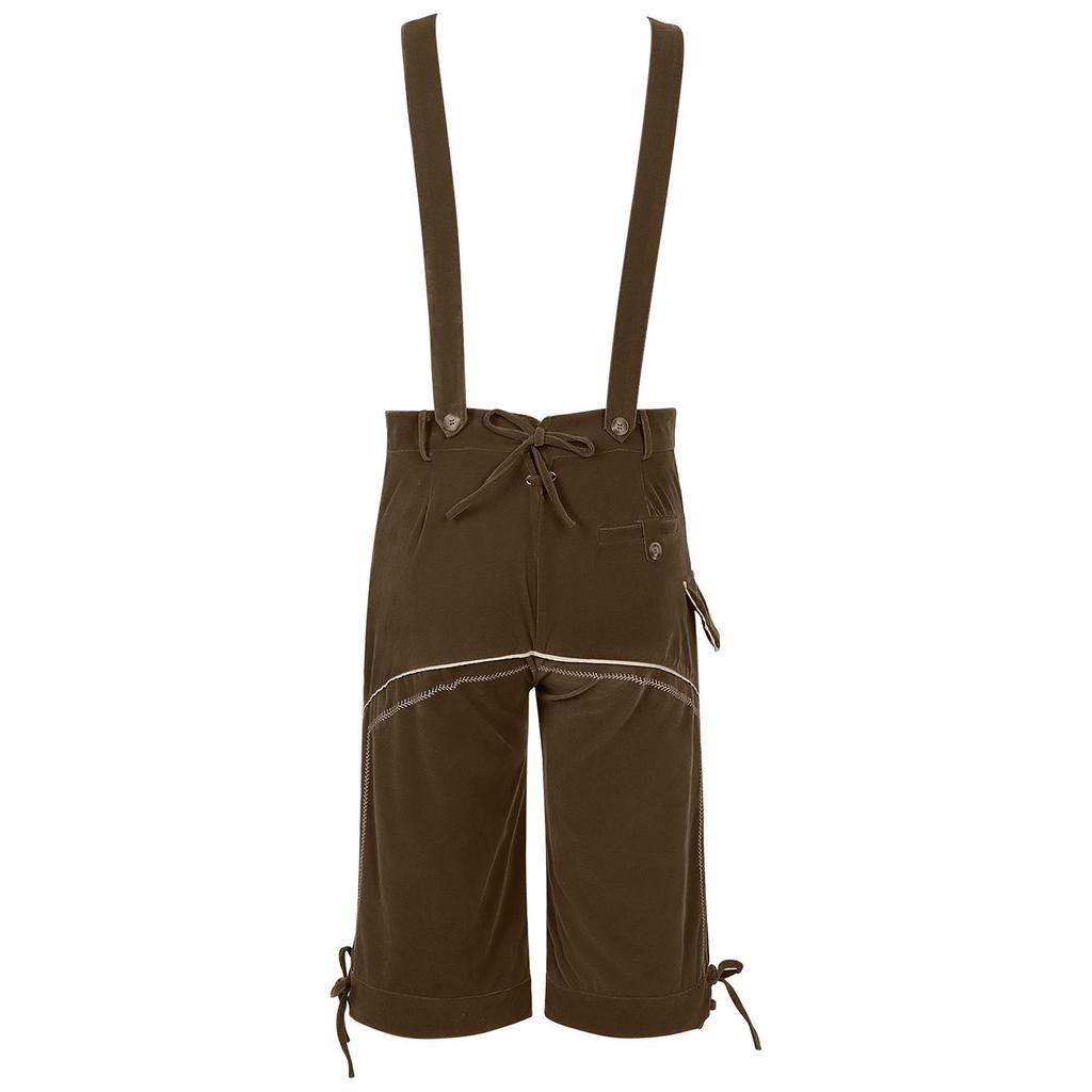 Oktoberfest Bavarian Men's Lederhosen with Suspenders