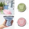 Portable Outdoor Travel Collapsible Silicone Cup Candy Colors