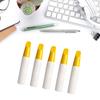 5Pcs Empty Marker Empty Car Paint Repair Pen with Brush Tip, Interchangeable Empty Marker with Brush Tip Applicator