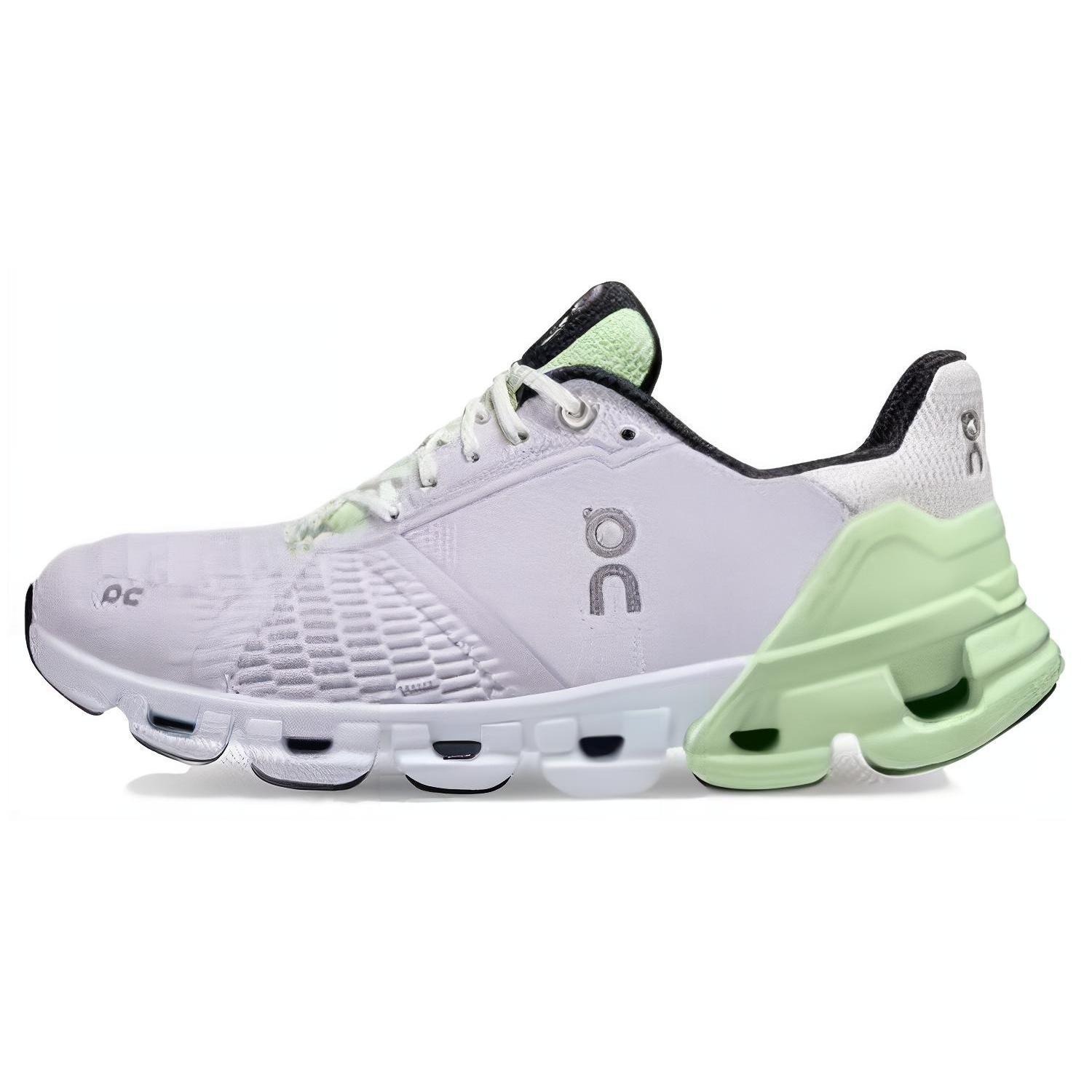 

On Cloudflyer Abrasion Resistant Breathable Low top Running Shoes Women s White Green 21.99031 37