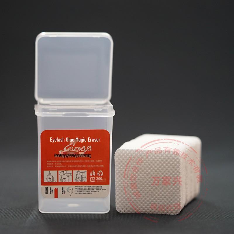 Eyelash Extension Anti-Clog Glue Eraser and Cleaning Wipes