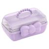 3Layer Jewelry Hair Accessories Storage Box Clear Practical Bowknot Rabbit Organizer Plastic Stackable Display Collection Case