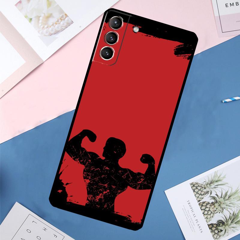 Bodybuilding Gym Fitness Case For Samsung Galaxy S25 Ultra S24 S23 S22 S21 Ultra S9 S10 Plus S23 FE S25 FE Back Cover