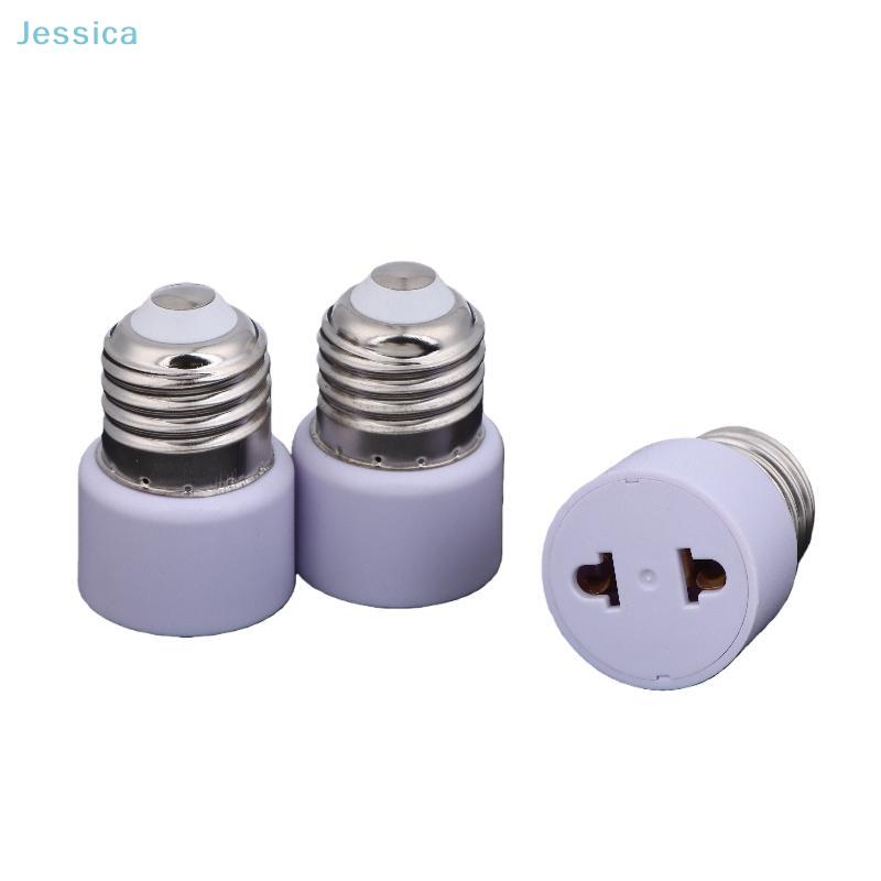 White E27 Plug Bulb Holder Light Fixture Bulb Base Adapter Lamp Socket Us Eu
