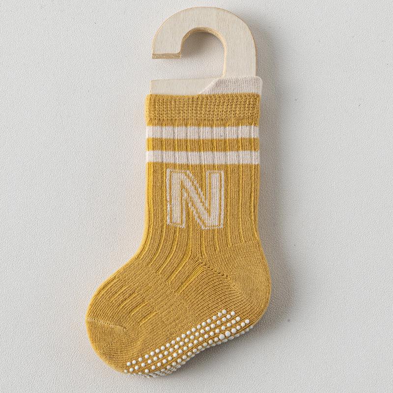 Newborn & Toddler Non-Slip Floor Socks: Spring/Summer Style with Waistband