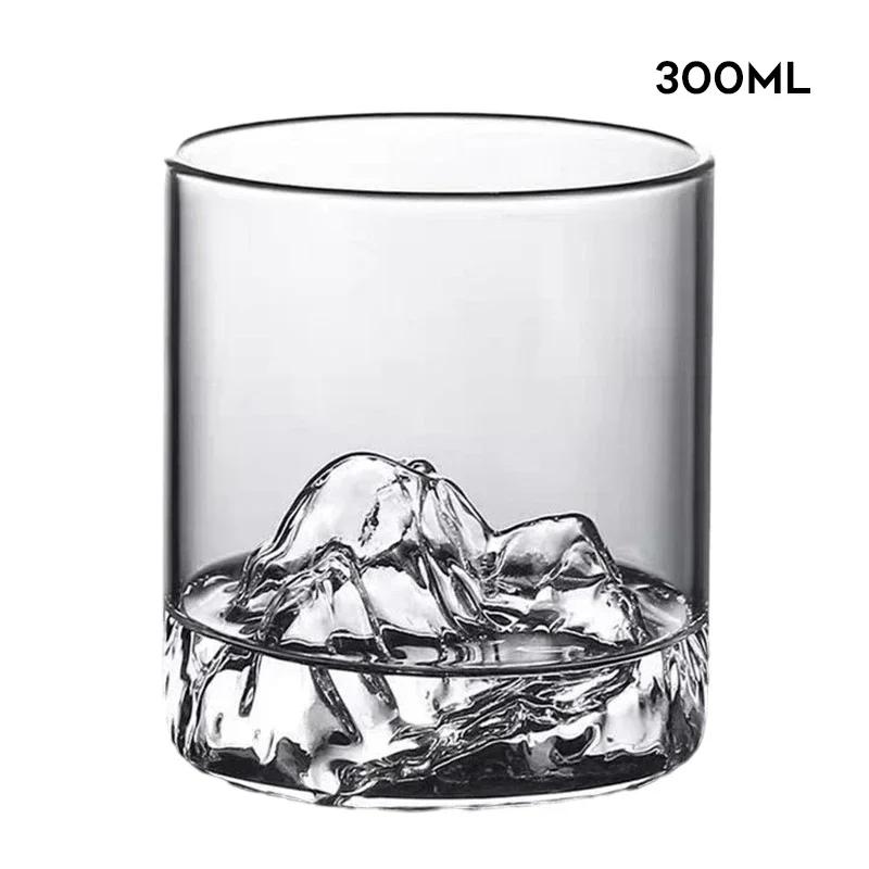 

300MLCreative Glass Mountain Viewing Cup Hold Hand Mug High Temperature Resistance Cups Japanese Cup Household Drinking Utensils 300ml