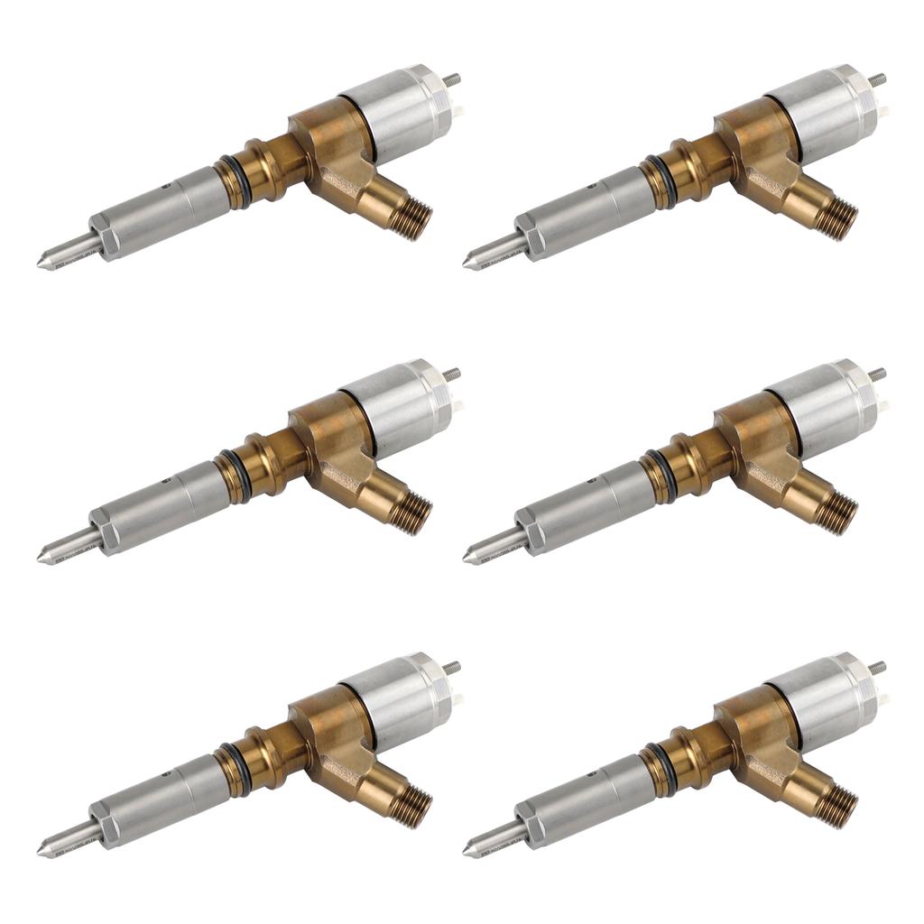 6PCS Fuel Injectors 2645A747 Fit for CAT Fit for Caterpillar Perkins C6.6 320-0680