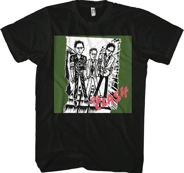 THE CLASH - 1st Album Logo - t shirt S,M,L,XL,2XL New Official Merchandise XXXL