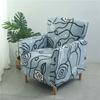 Floral Tub Chair Cover for Living Room Spandex Elastic Club Armchair Slipcover Stretch Single Sofa Covers Home Bar Counter Hotel