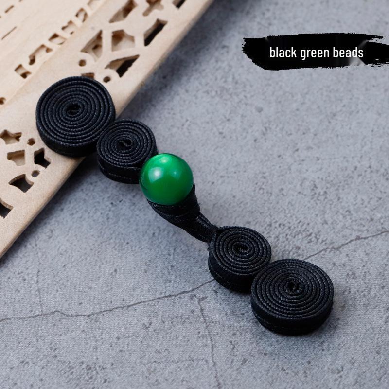 Hengmeihe Cheongsam Jadeitový Korálek Tykev Knoflík - Retro Ručně Tkaná Dekorace Tangu