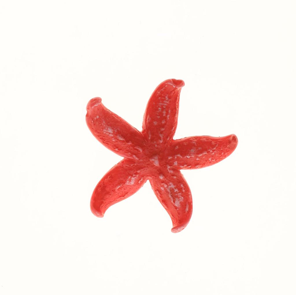 Aquarium-Dekor: Kleine Harzornamente für die Aquariengestaltung, Korallen- und Seestern-Designs.