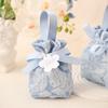 1Pc Portable Wedding Party Tassel Bag Candy Bag Fabric Drawstring Pocket Candy Pouches Gift Bags Decor Home Party Favors Bag