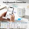 Compact Bluetooth Thermal Sticker Printer Portable Mini Label Maker Machine For Office Home Labeling