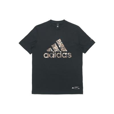 adidas Panda Print Crew Neck Sport Short-Sleeve T-Shirt Unisex Tops Black GP1850