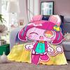 Artist P-Pepoyo Throw Lightweight 240g Flannel Blanket Soft Skin-friendly for Summer Cooling