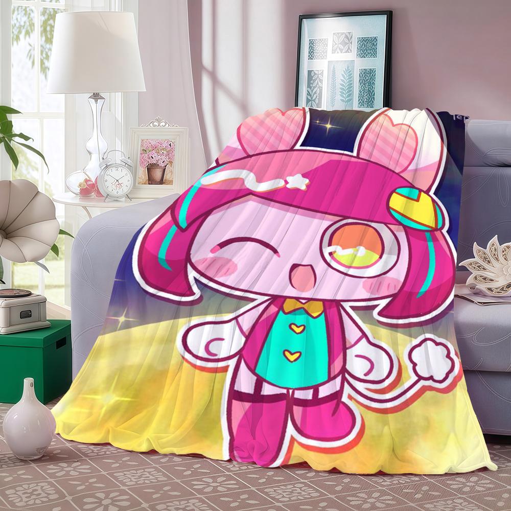 Artist P-Pepoyo Throw Lightweight 240g Flannel Blanket Soft Skin-friendly for Summer Cooling